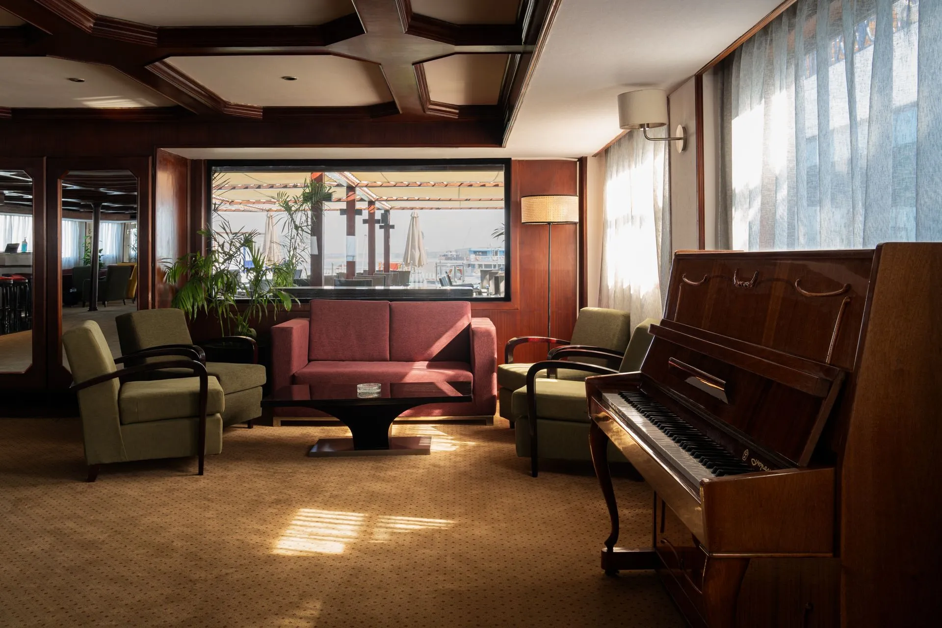 Lounge aboard the MS Nile Odyssey Nile Cruise Nile cruise